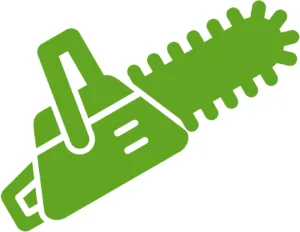 chainsaw for tree trimming and removal