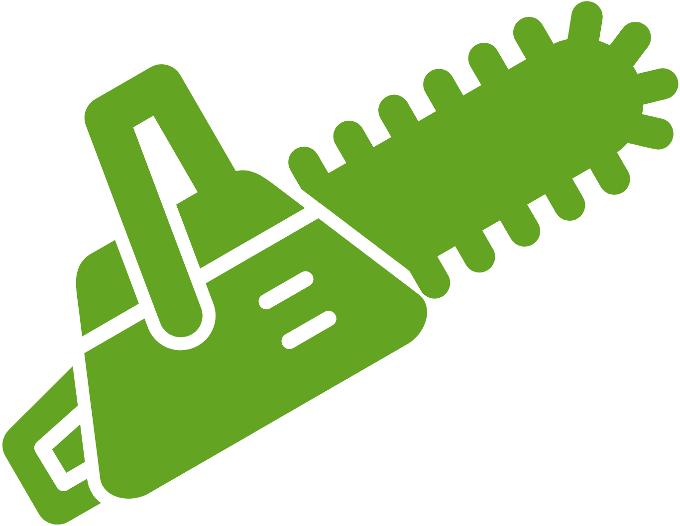 chainsaw for tree trimming and removal